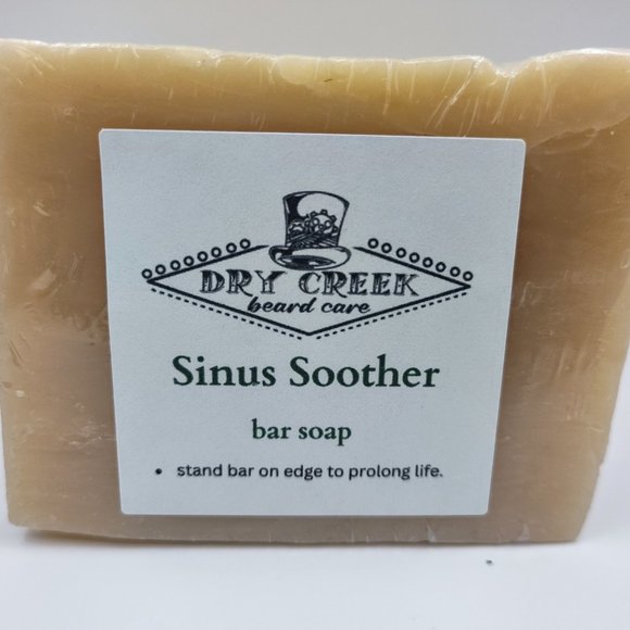 Sinus Soother Bar Soap - Sinus Reliever Cold Pressed Soap Bar - Picture 3 of 3